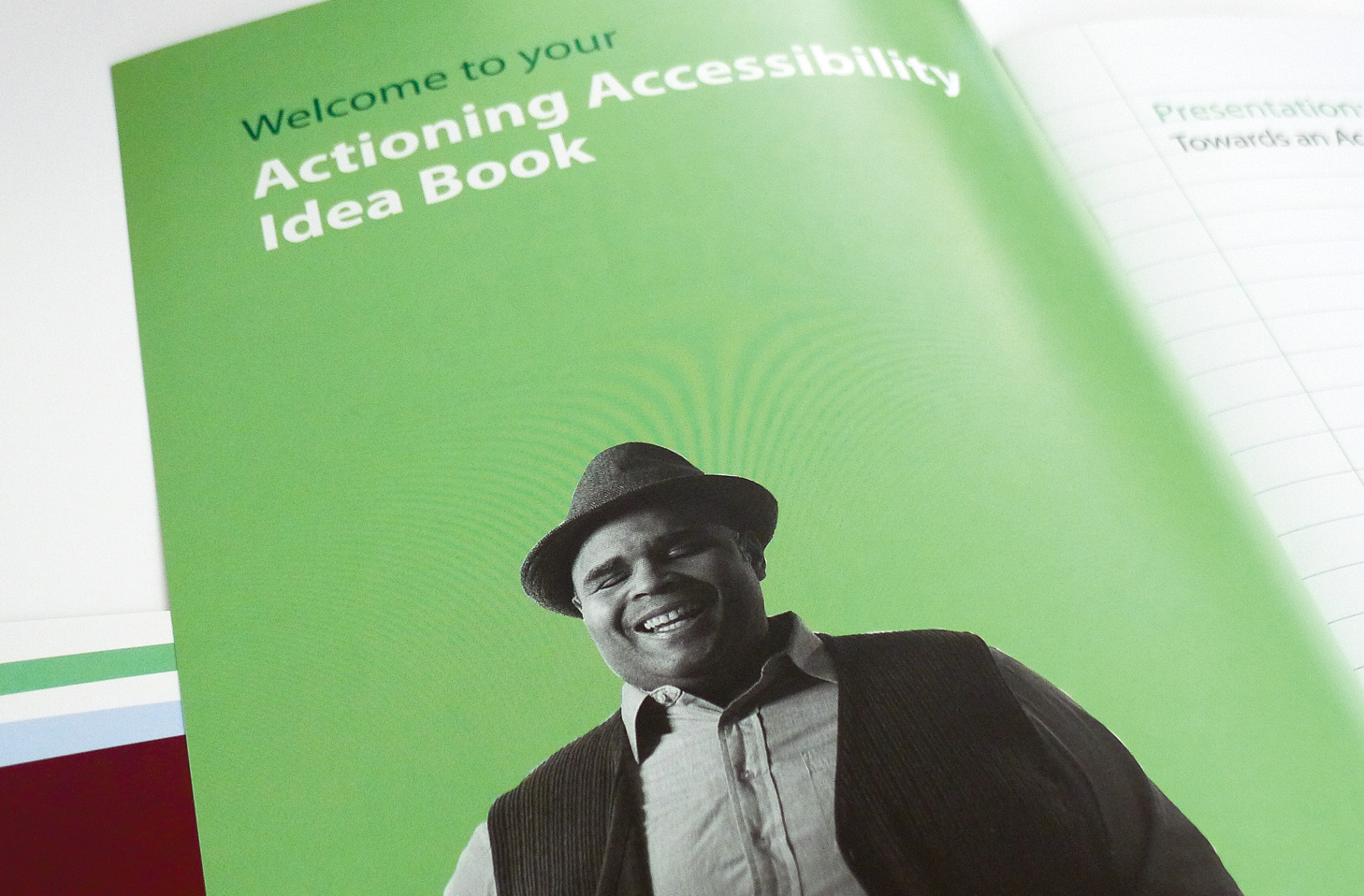 Actioning accessibility idea book.